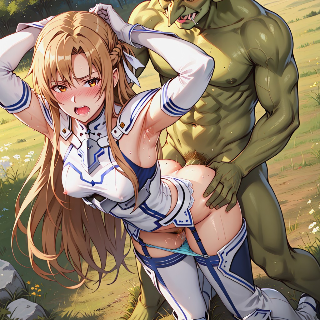 Yellow Pubic Hair, Glossy Anime, Rough Sex Hentai IA