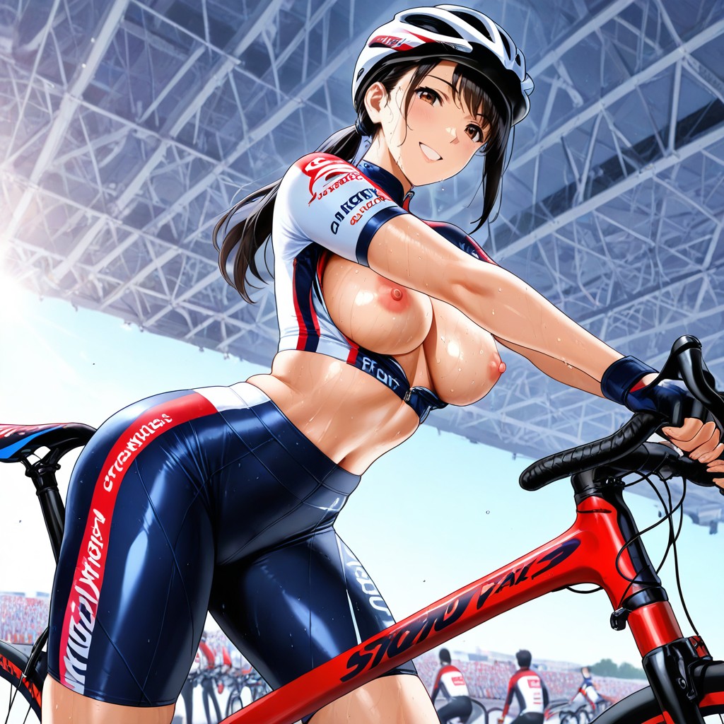 Happy Smile, Front View, Waist Hentai AI Porn