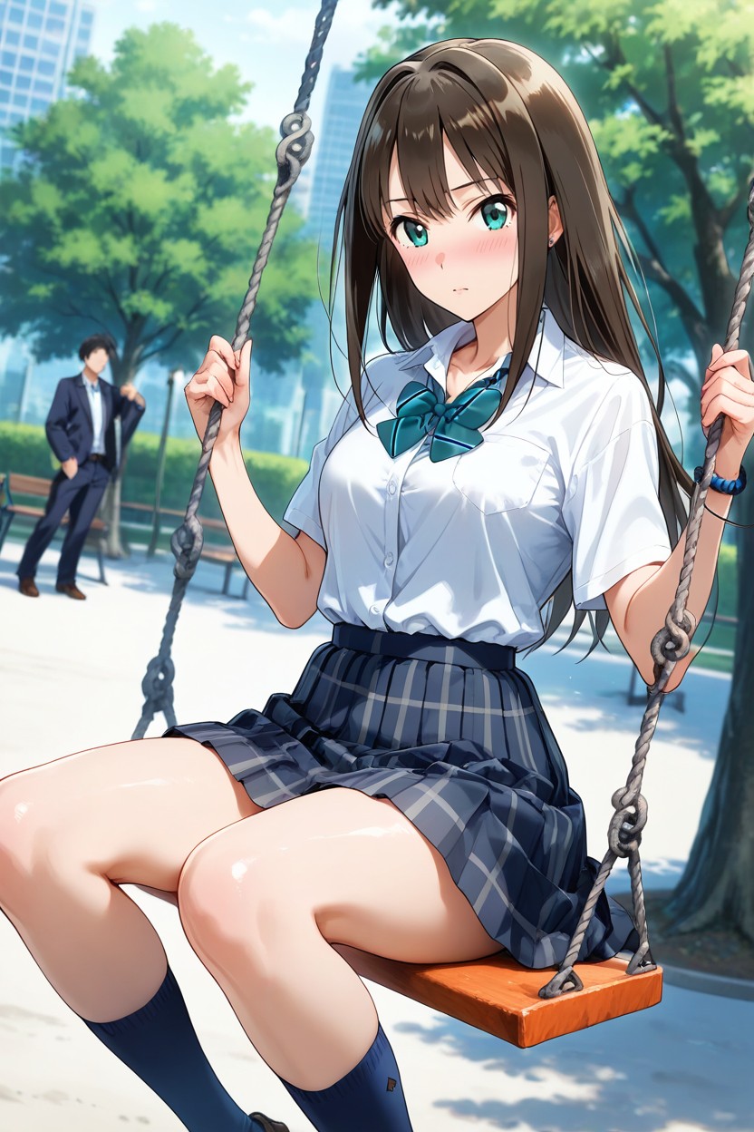 Culo Pequeño, The Swing Moving, The Action Of Swinging Hentai IA