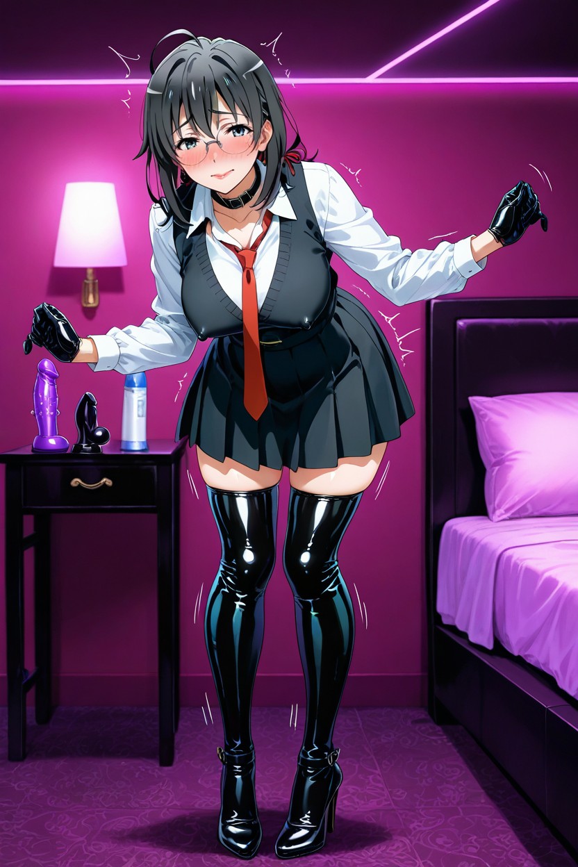 Uniform, Love Hotel Room, Motion Lines Hentai IA