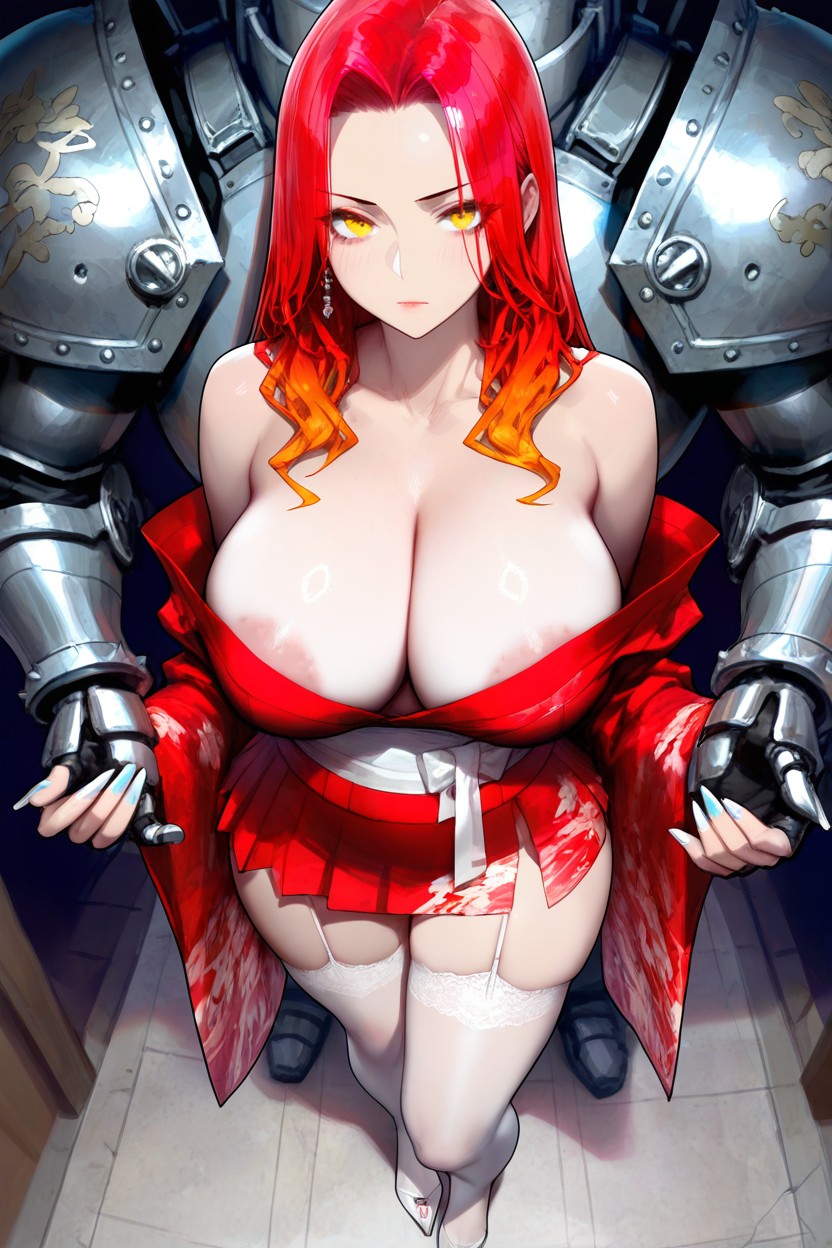 And Firm, Heavy Breastsl Cup, Shot From Above Hentai IA