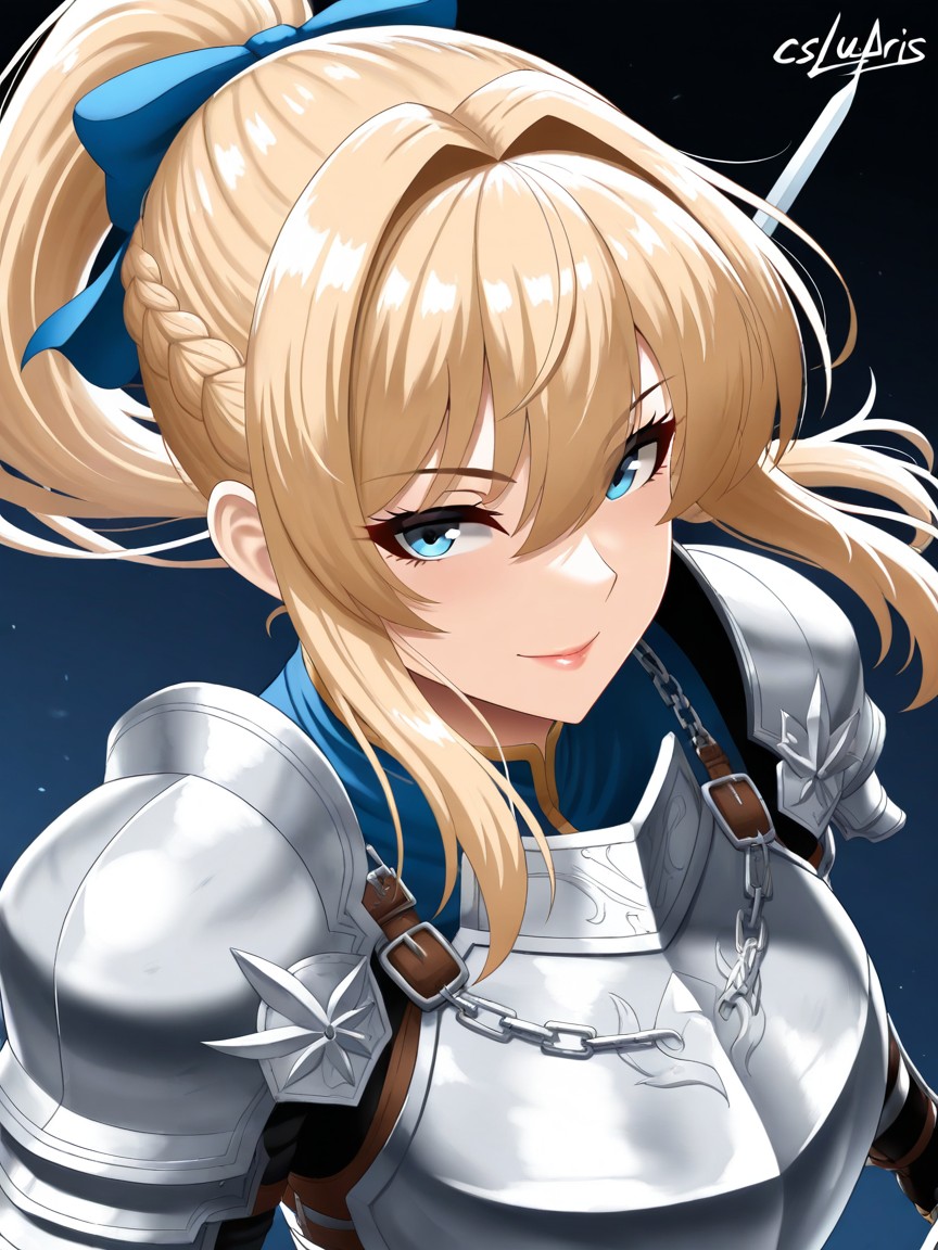 Sword, Lips, Looking At Viewer Hentai IA