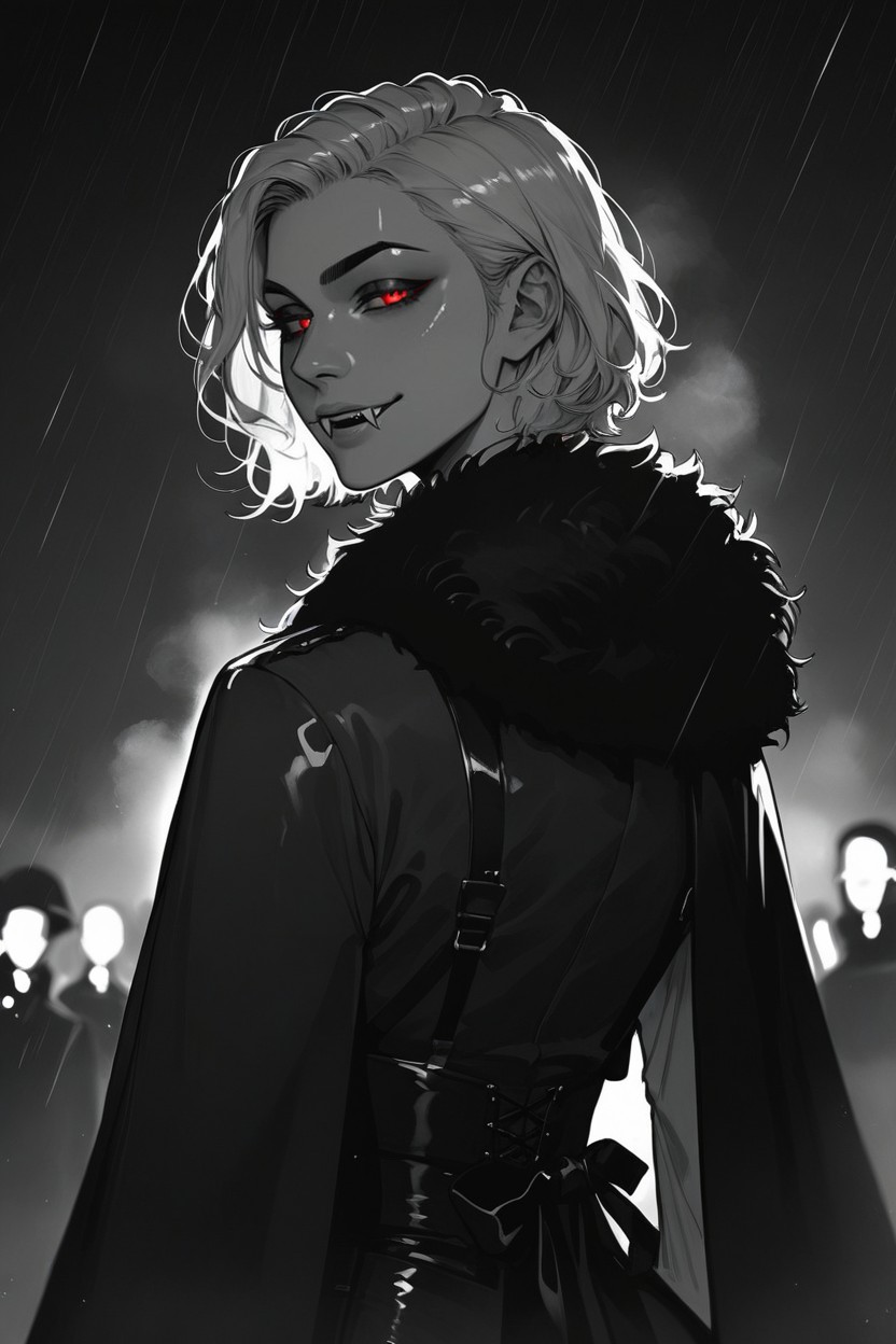 Noir, Woman, Cinematic Lighting Hentai IA