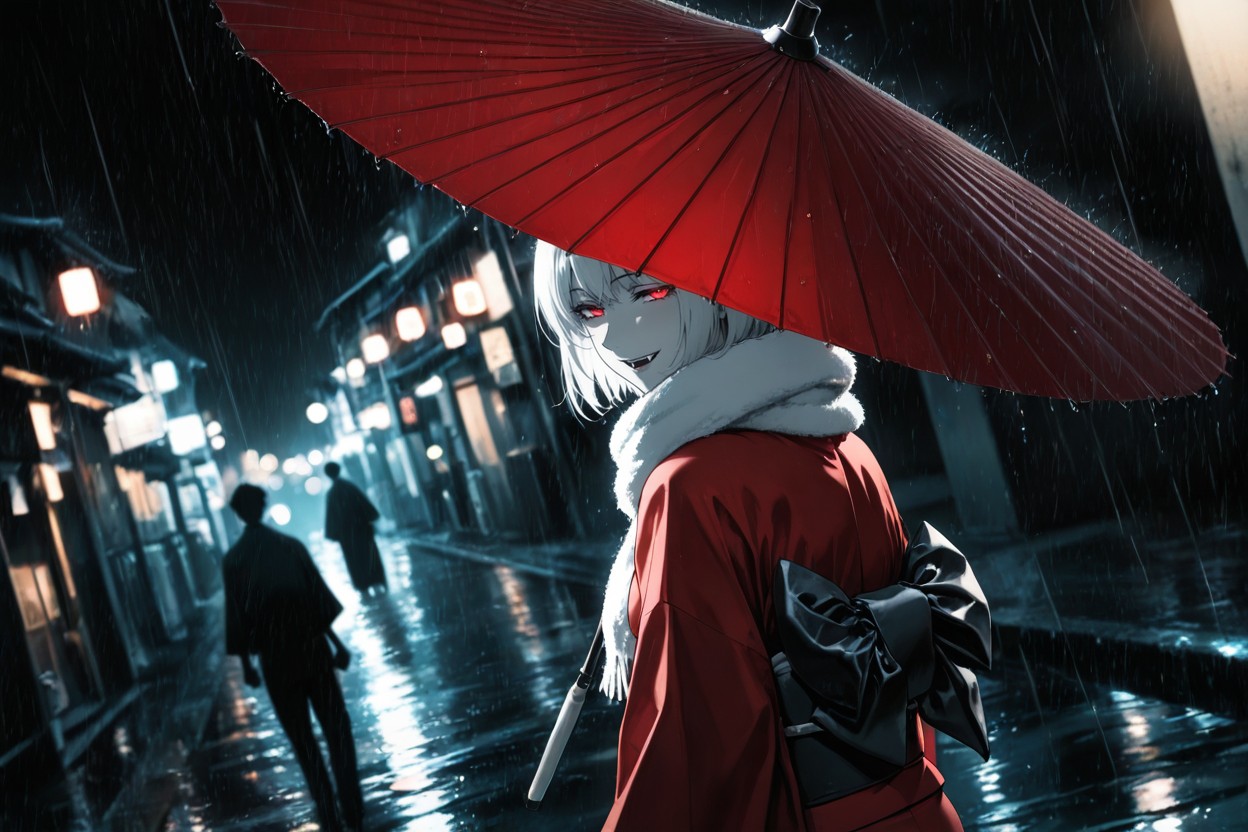 Red Eyes, Shiny Skin, Corto Hentai IA