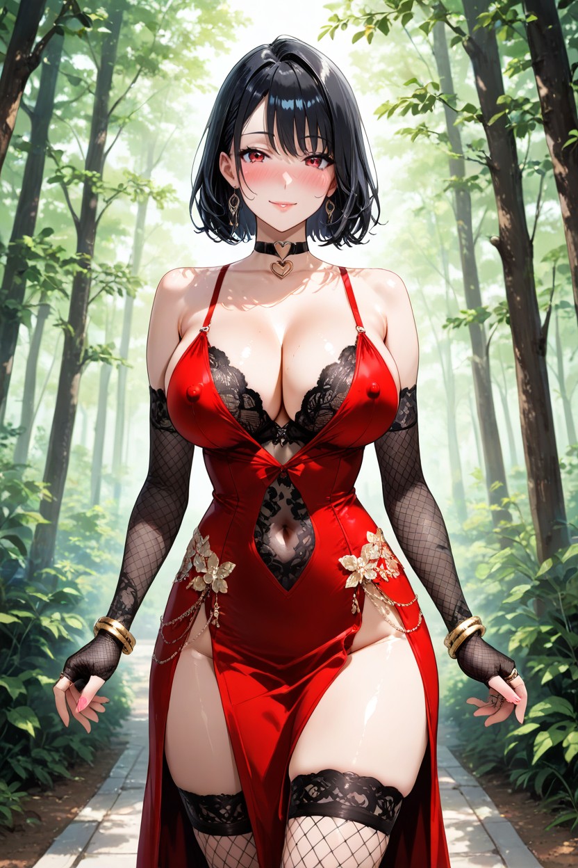 Gold Bracelets, 25+, Ornate Dress Hentai IA
