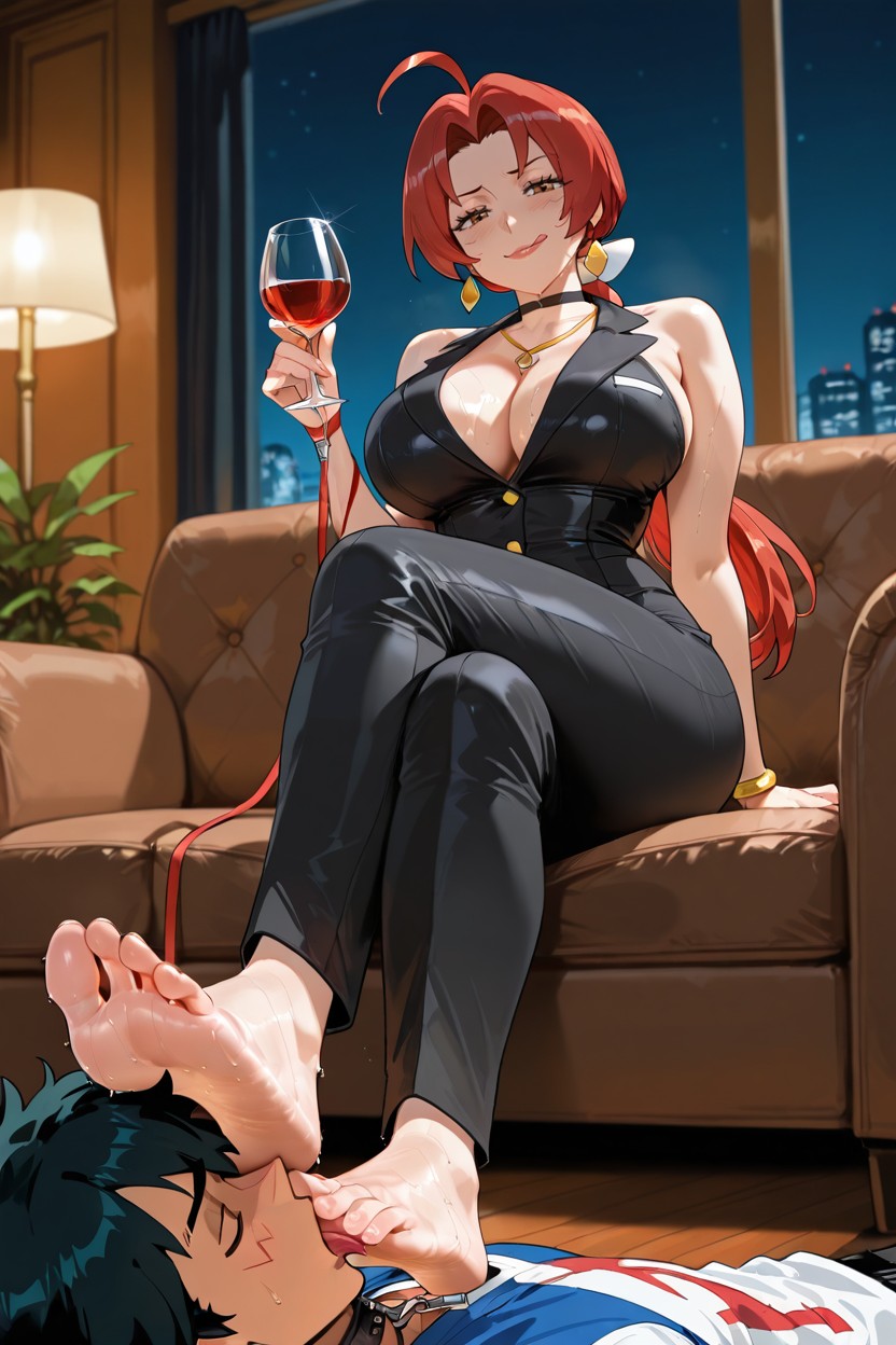 She Laughs Out Loud At Him, She Laughs Out Loud, Perfect Soles Hentai AI Porn