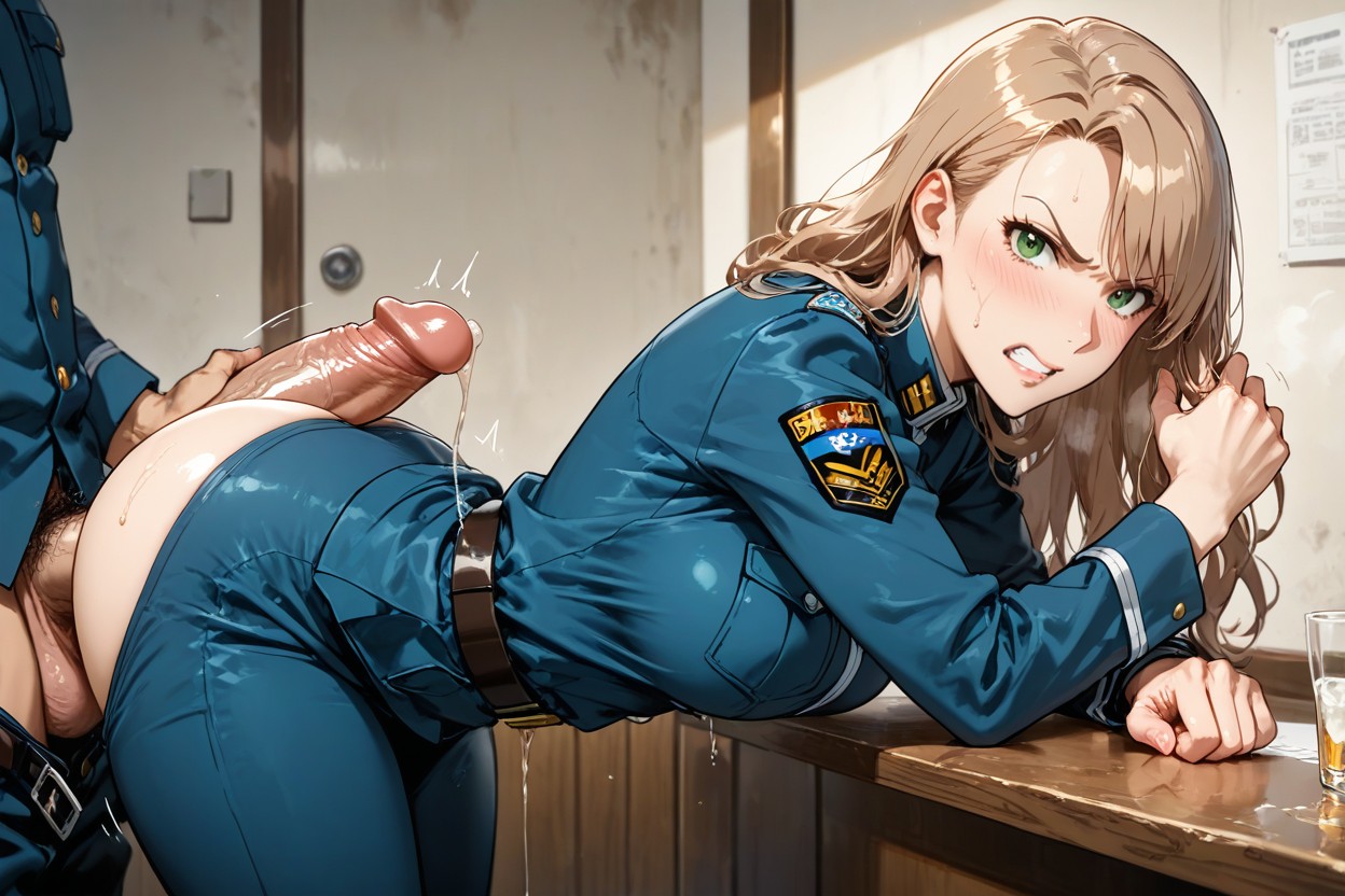 Straight, Angry, Medium Buttocks Hentai AI Porn