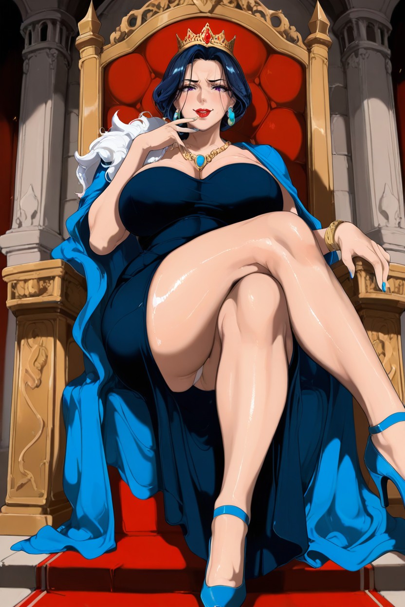 50+, Shiny Legs, Queen Gilf Hentai AI Porn