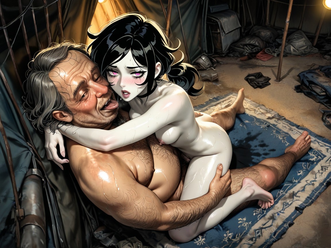 Small Ass, Women Pale White Skin, Dramatic Perspective Hentai AI Porn