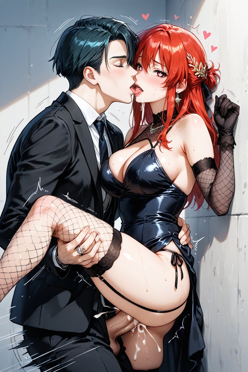Tender, Standing, Vaginal Sex Hentai AI Porn