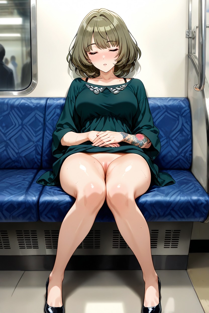 Shiny Skin, Small Ass, Perfect Finger Hentai AI Porn