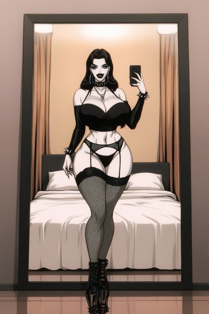 Milf, Massive Breast, Bedroom Hentai AI Porn
