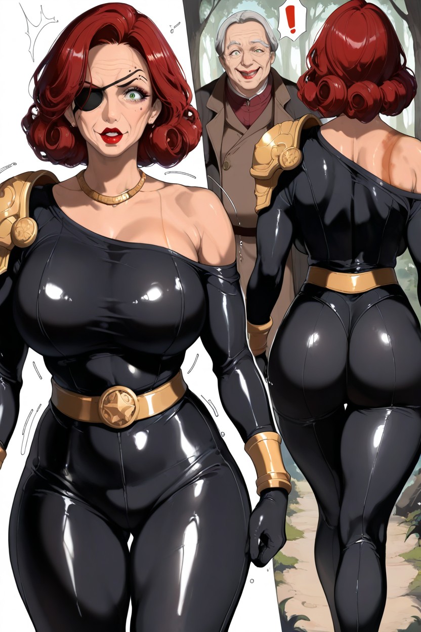 Dark Vignette Edges, Tall Black Male, Rogue Slut Hentai AI Porn