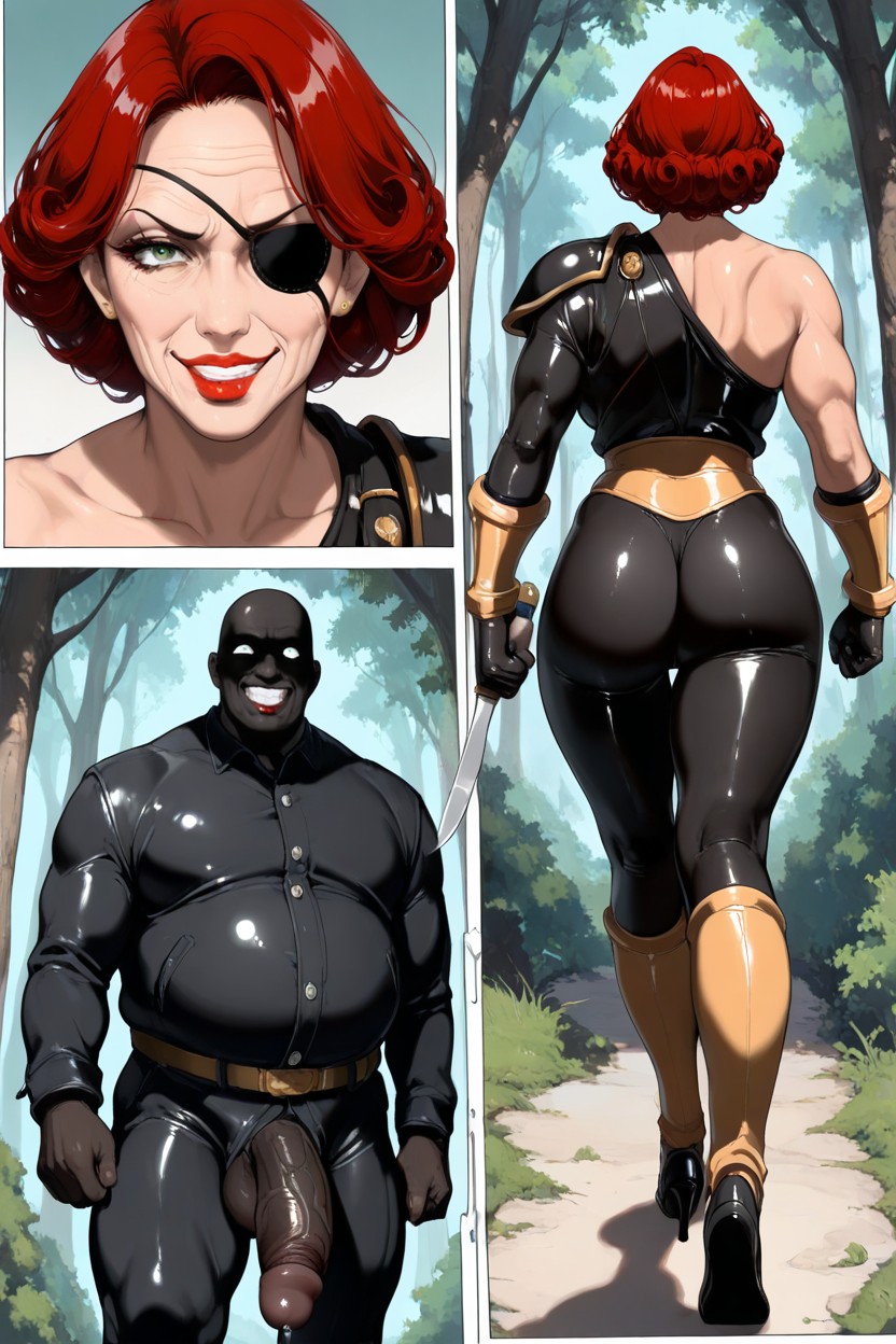 Multiple View, Green Eyes, Milf Hentai IA