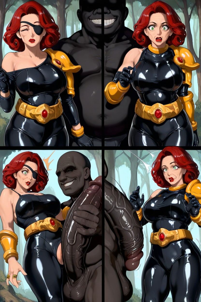 Arab, The Black Man Grab Her, Massive Cock Hentai AI Porn