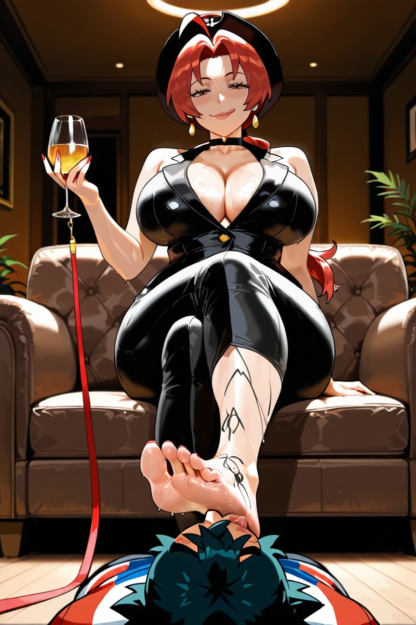 Perfect Feet, Very Detailed Image, Front View Hentai AI Porn