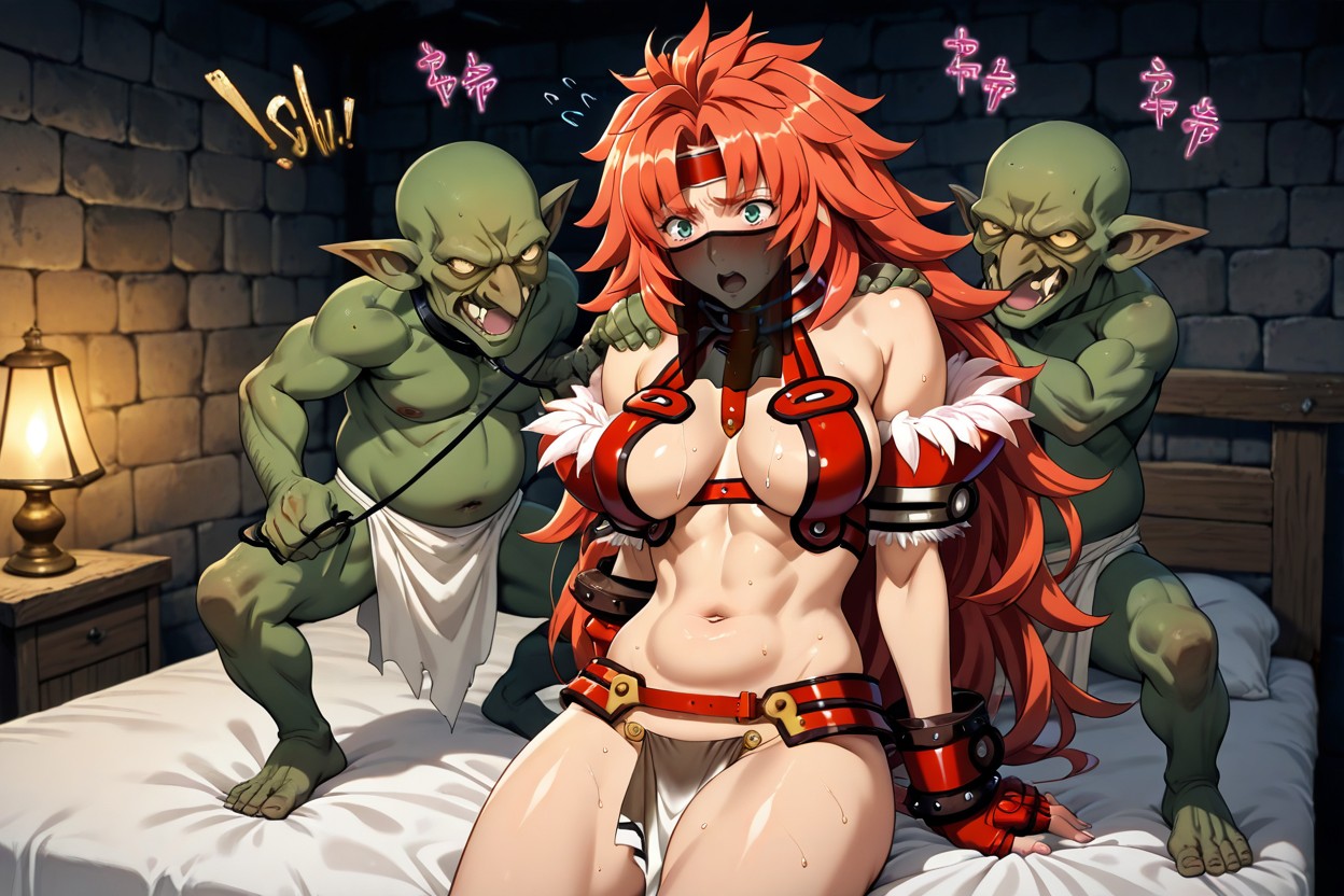 Female Face Veil, Small Breasts, Goblin Happy Hentai AI Porn