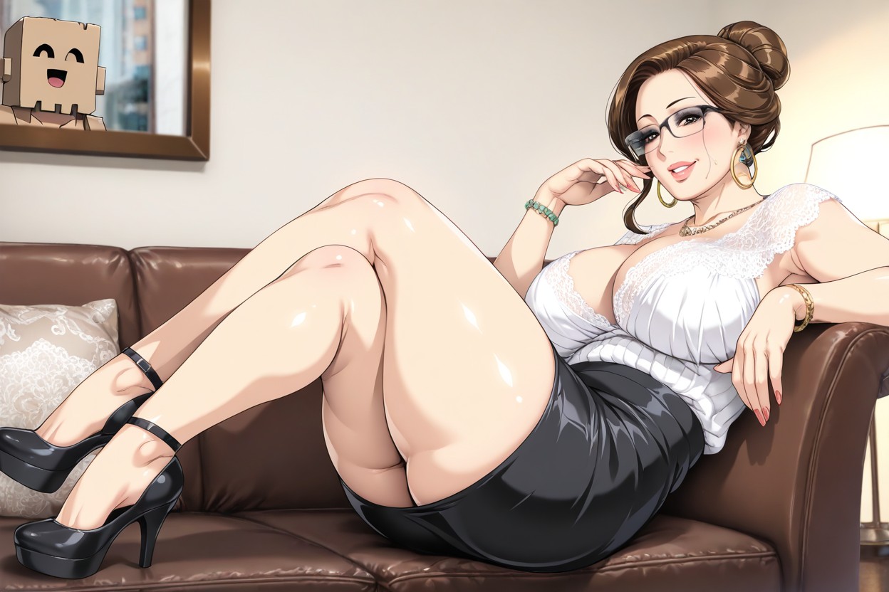 French, Hyper Detailed, Happy Hentai AI Porn