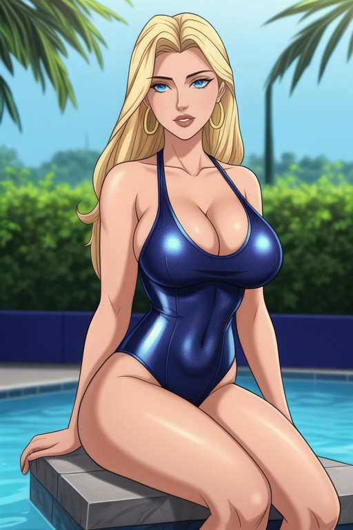 And Rich, Creating A Shallow Depth Of Field The Lighting Is Bright, With Ultra-detailed Skin Texture Hentai IA