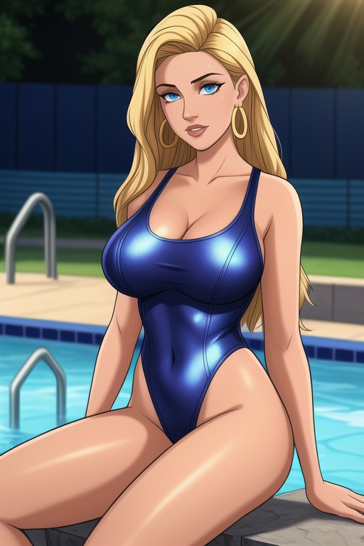 Creating A Shallow Depth Of Field The Lighting Is Bright, Smooth Gradients, Editorial Hentai IA