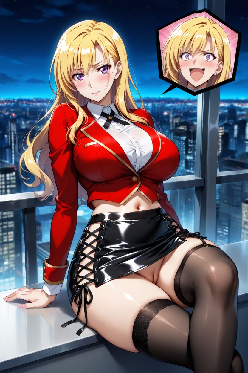 Sitting Cross-legged, 25+, Navel Exposed Hentai AI Porn