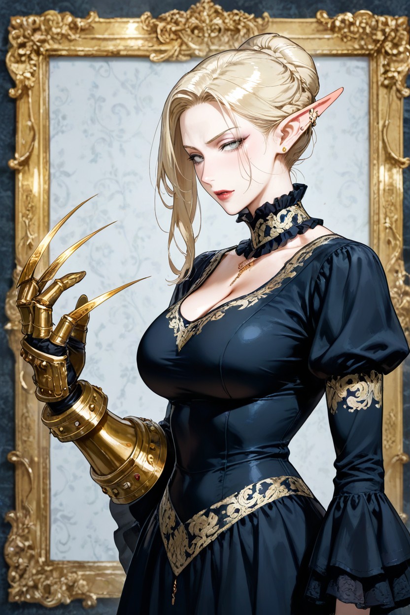 Side View, Futa, Queen Hentai IA