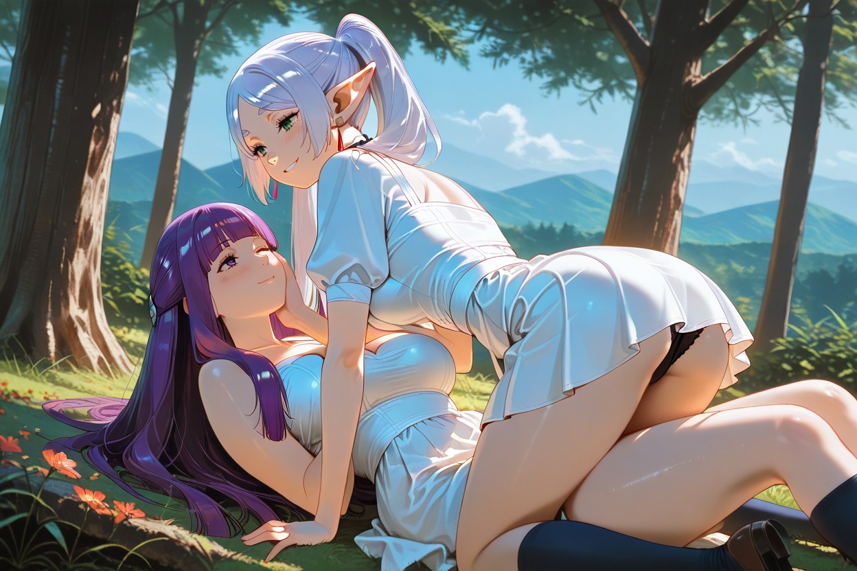 Avergonzada, Frieren, They Are Looking At Each Other Hentai IA