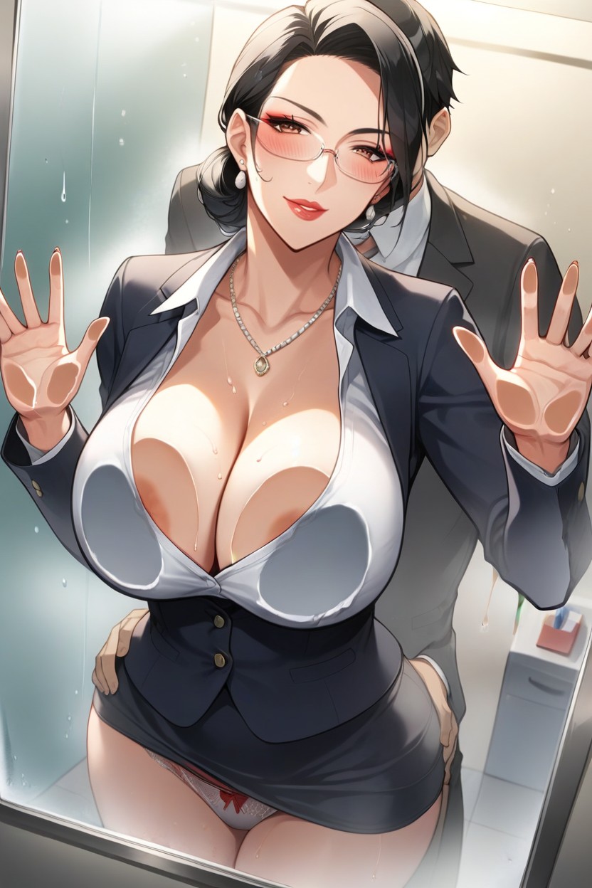 Horny, Shirt, Blazer Hentai AI Porn