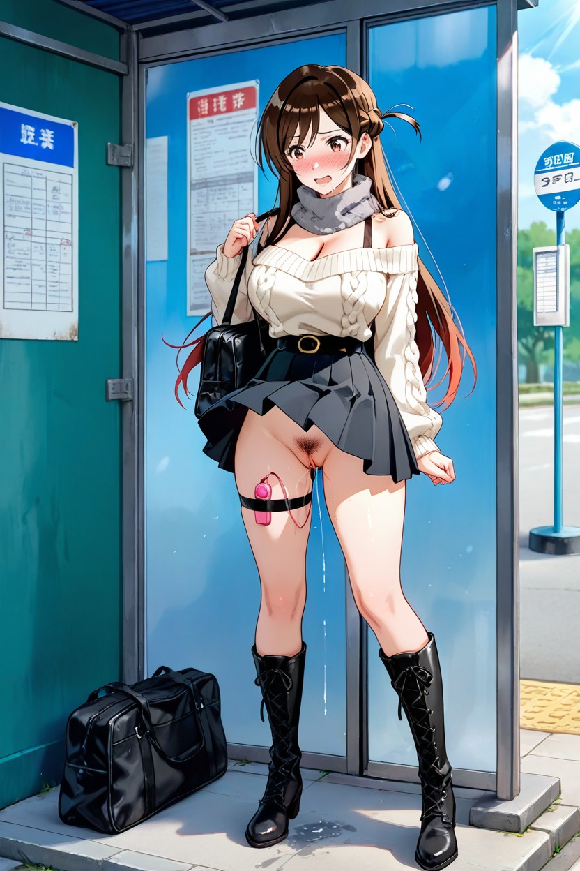 High Resolution, Cute, Lots Of Pubic Hair Hentai AI Porn