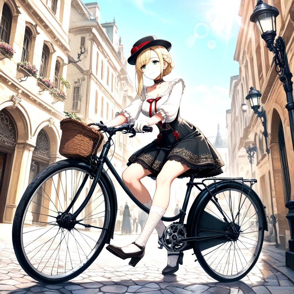 Aristocrats Around, In Ancient Parisian Town, Lens Flare Hentai IA