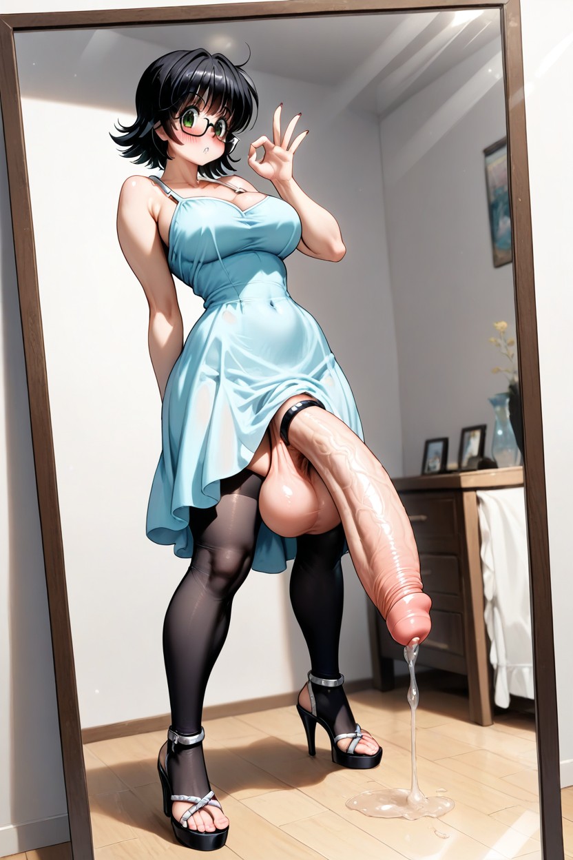 Legs Apart, Full Body View, Shizuku Murasaki From Hunter X Hunter Hentai AI Porn