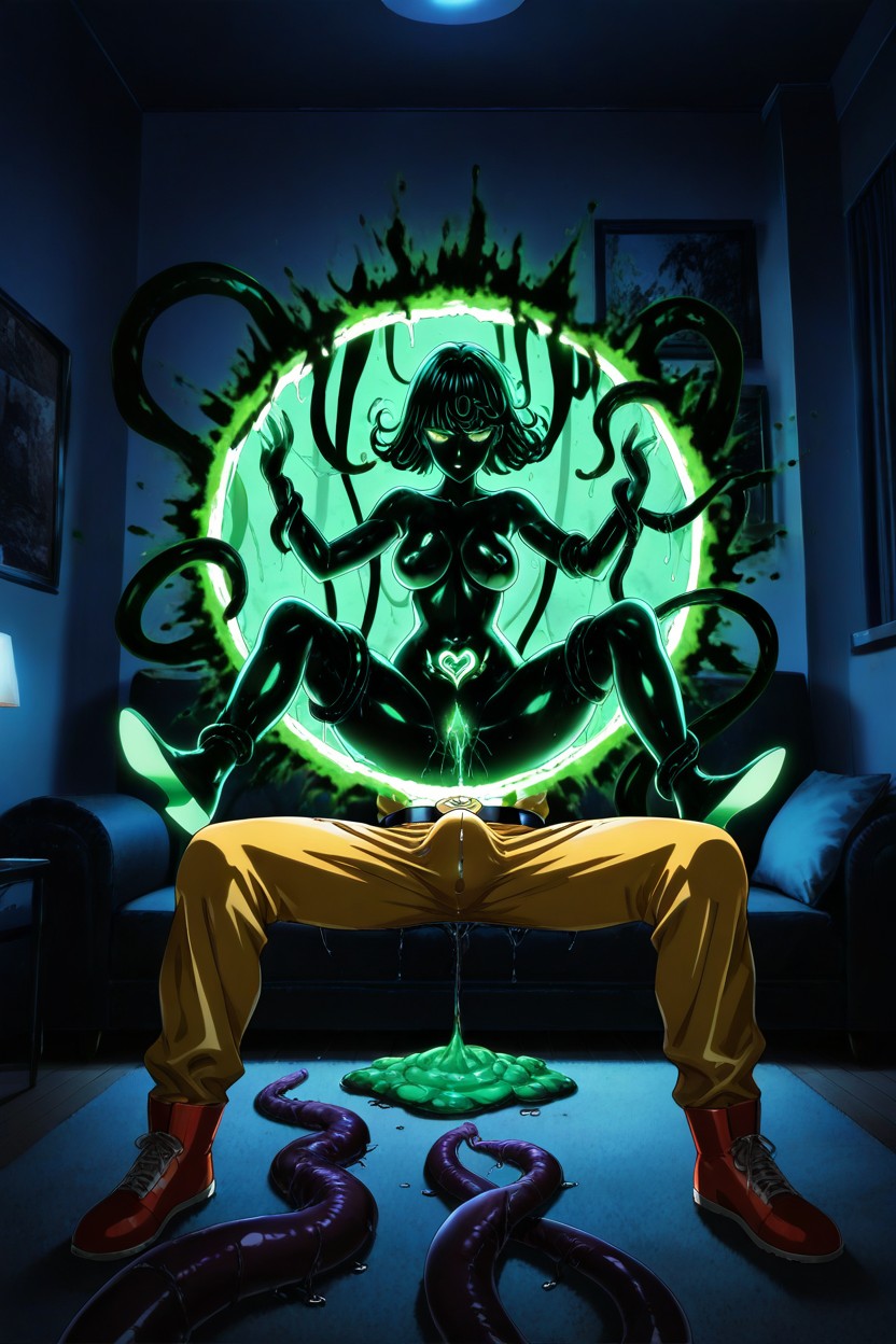 Large Cock Bulge, Empty Portal, Saitama Sitting Hentai AI Porn