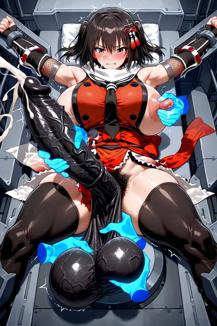 Futanari, Uncensored, Trembling Penis Hentai AI Porn