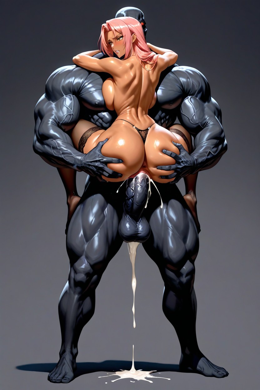 Hell Knight Ingrid From Taimanin Asagi, Thong Pulled Down, Close Up Hentai IA