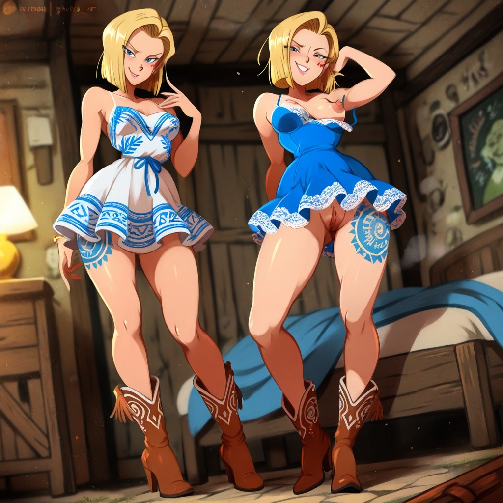 Delgada, Hyper Detailed Textures, Perfect Thigh Gap Hentai IA