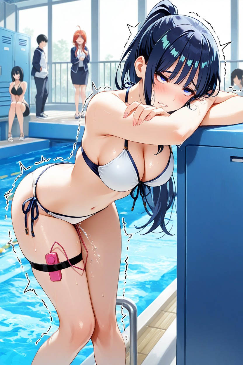 Focus On Face, Side View, Looking Behind Hentai IA