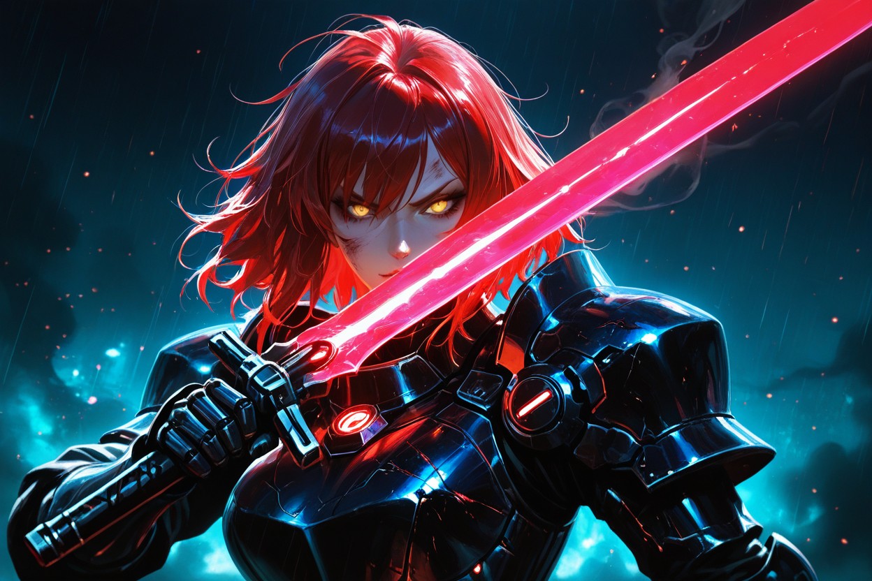 Heavy Armor, Battle Damage, Girl Hentai AI Porn