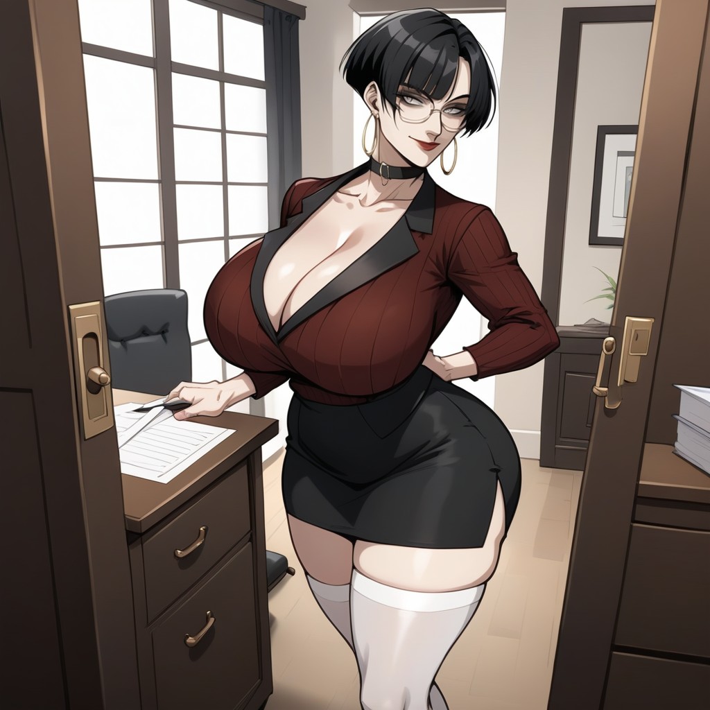 Solo, Translucent White Skin, 50+ Hentai IA