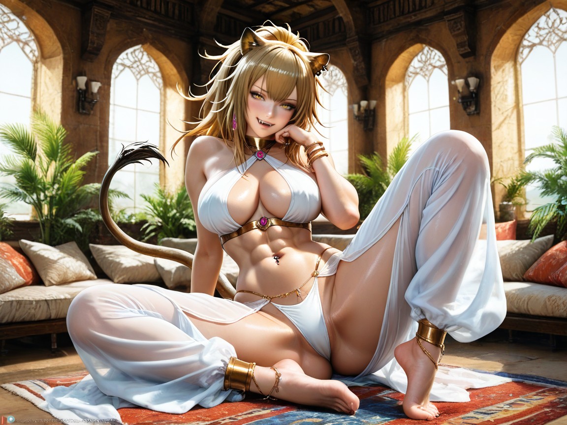 Detailed Hands, Headrest, Shiny Skin Hentai AI Porn