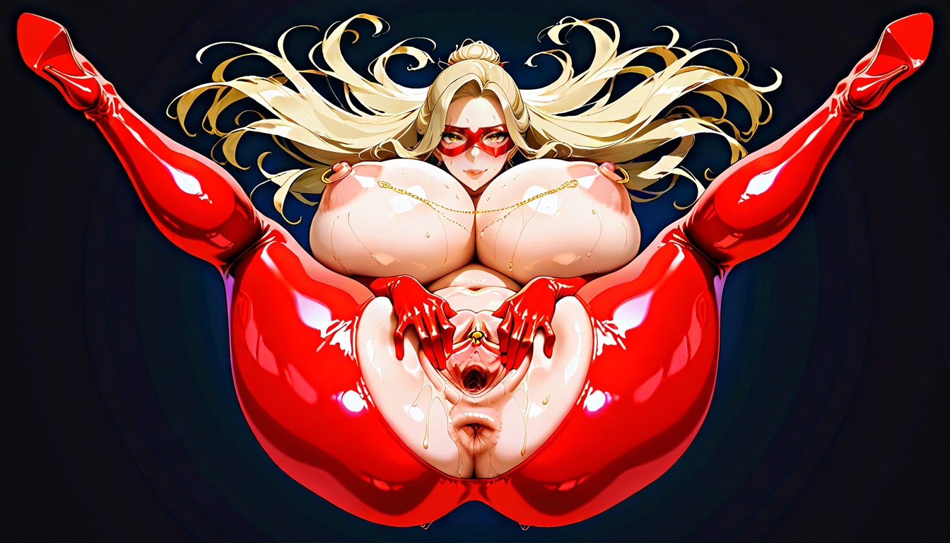 Arms Spread Wide Apart, Arms Spread, Spreading Legs Hentai AI Porn