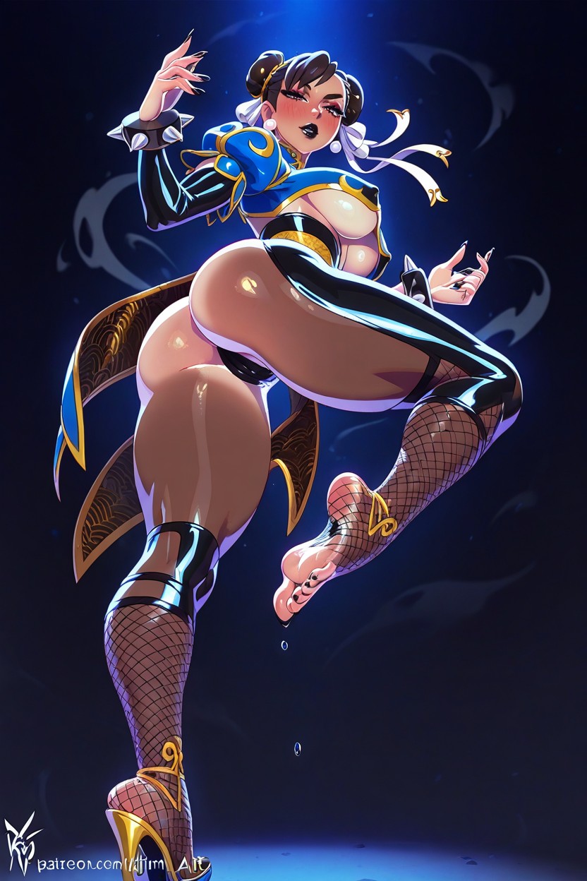 25+, Underboob, Dark Lighting Hentai AI Porn