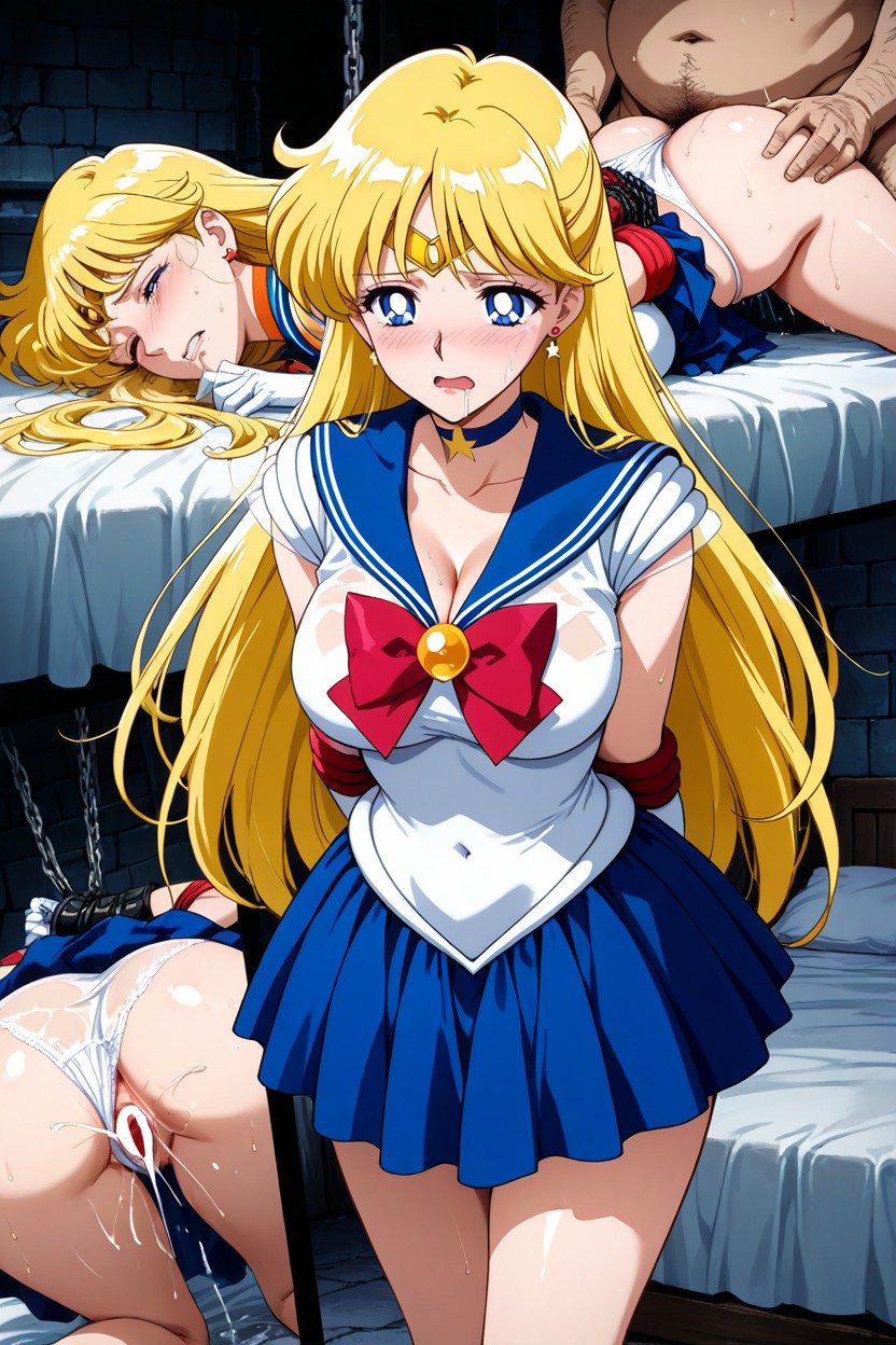 Wet Body, On Old Bed, Sailor Venus Hentai AI Porn