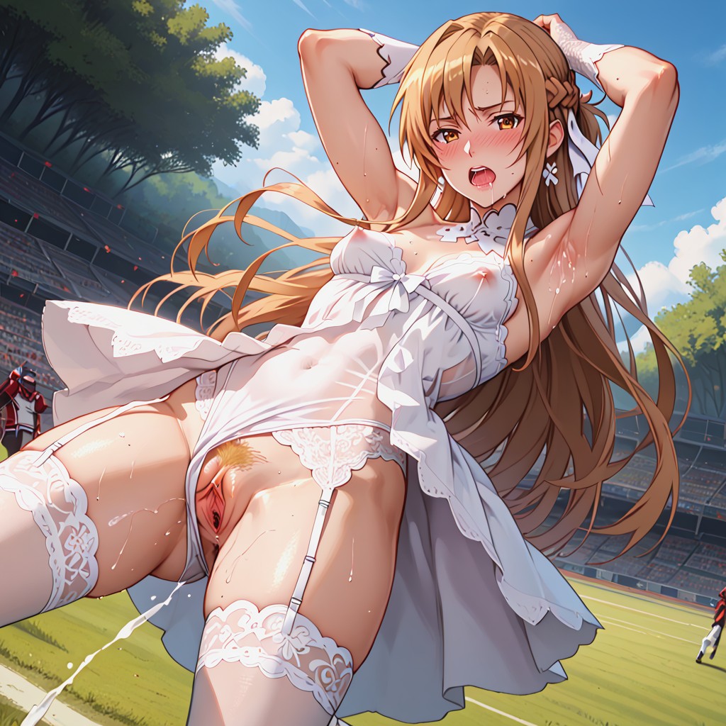 Sword Art Online Outfit, Pantie Pull Down, Hdr Hentai AI Porn