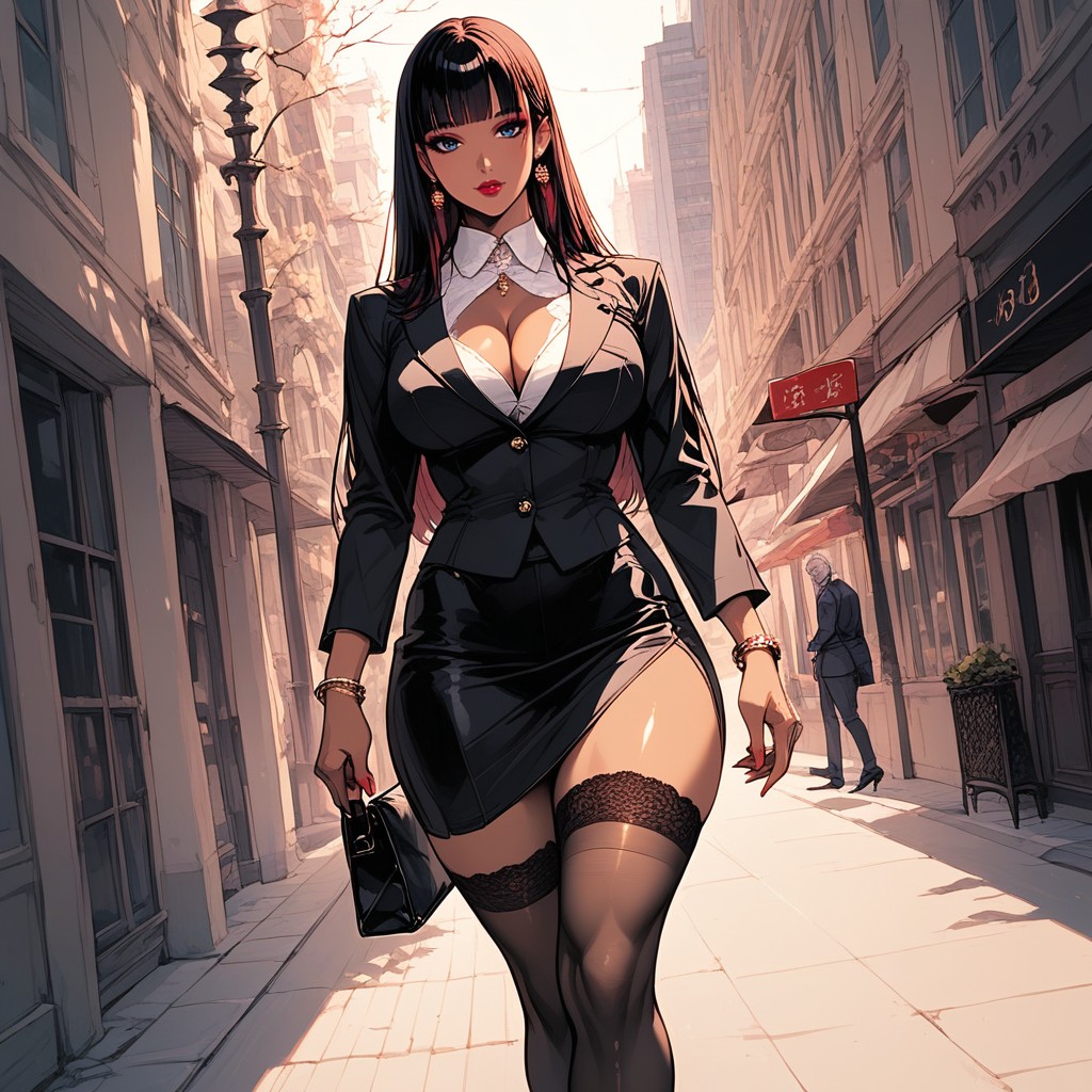 Chichi, Dutch Angle, Long Hair Hentai AI Porn