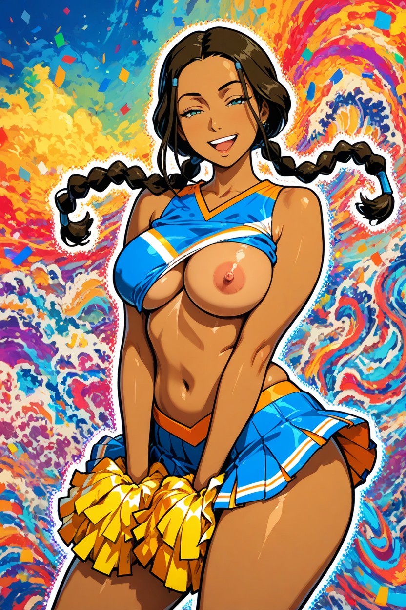 Nsfw, Cleavage, One Breast Exposed Hentai AI Porn