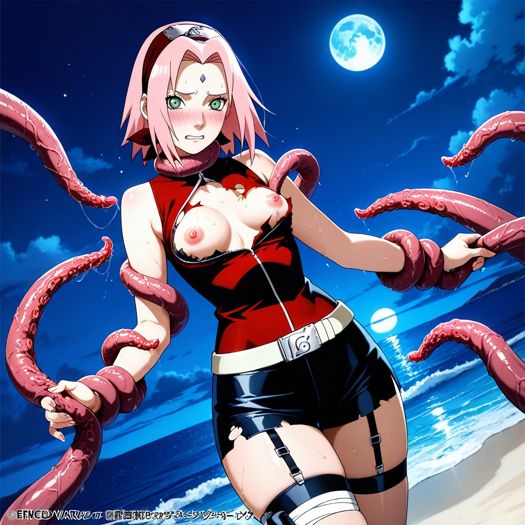 Small Breasts, Blue Moon, Perfect Tight Breasts Hentai AI Porn