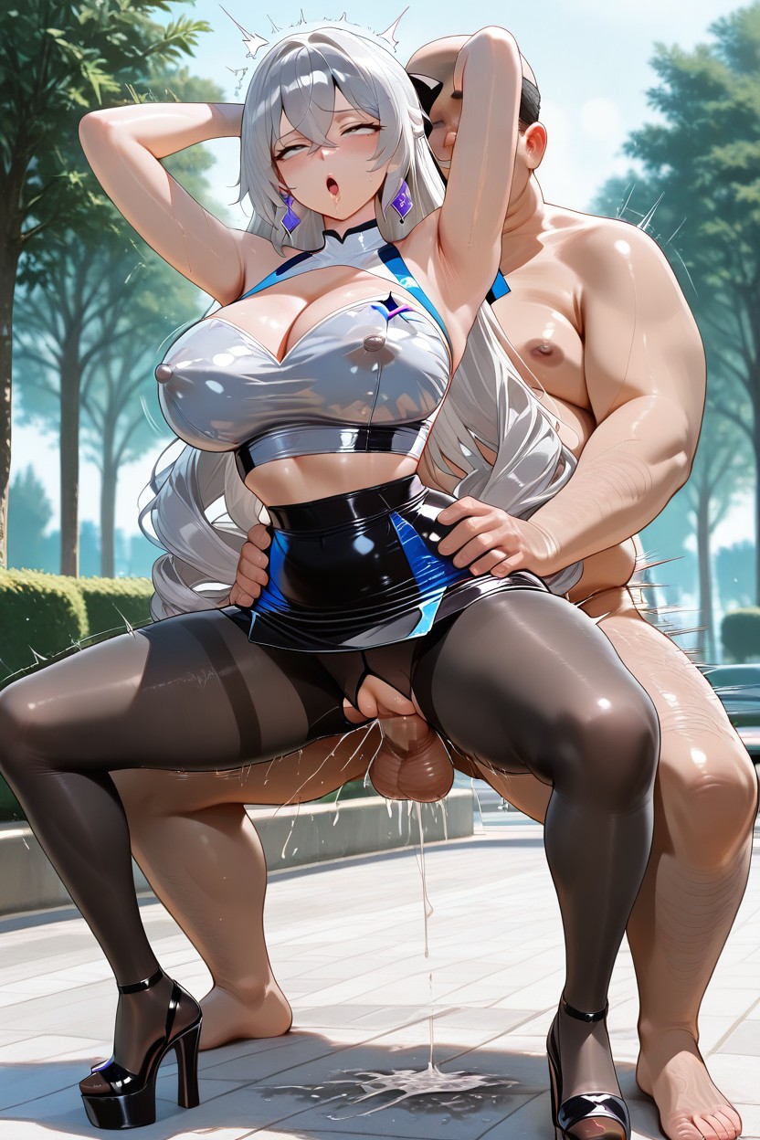Long-legged Beauty, Leg Length Is Head To Body, Horny Hentai AI Porn