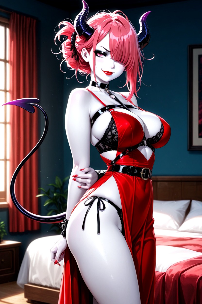 Smug Expression, Hd, Black Eyeshadow Hentai AI Porn