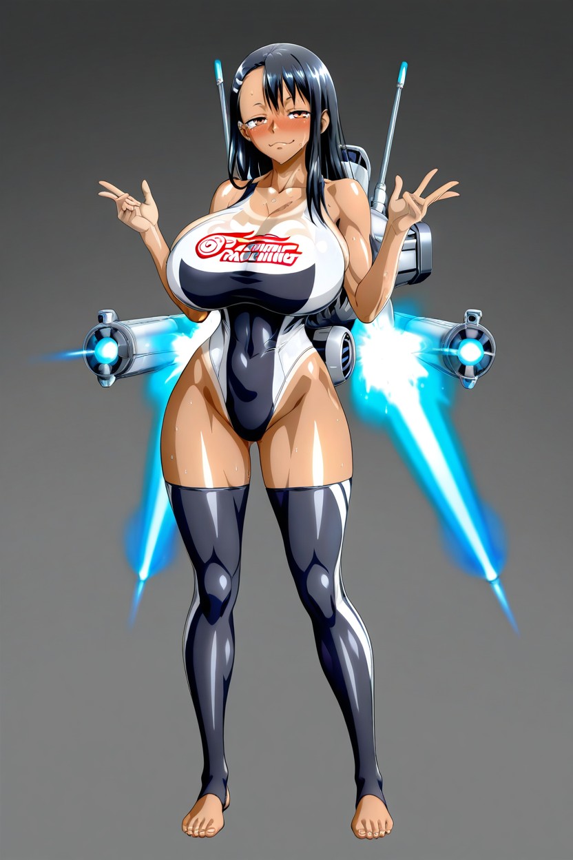 Nagatoro, Cuerpo Completo, Ultra Detailed Hentai IA