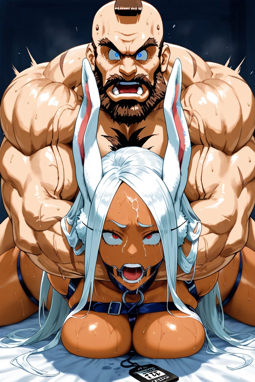 Sexy Curvy Hourglass Body, Sexy Eyes, Sad Hentai AI Porn